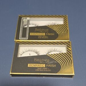 Believe Beauty False Lashes Set- Romantic & Fantasize Finish